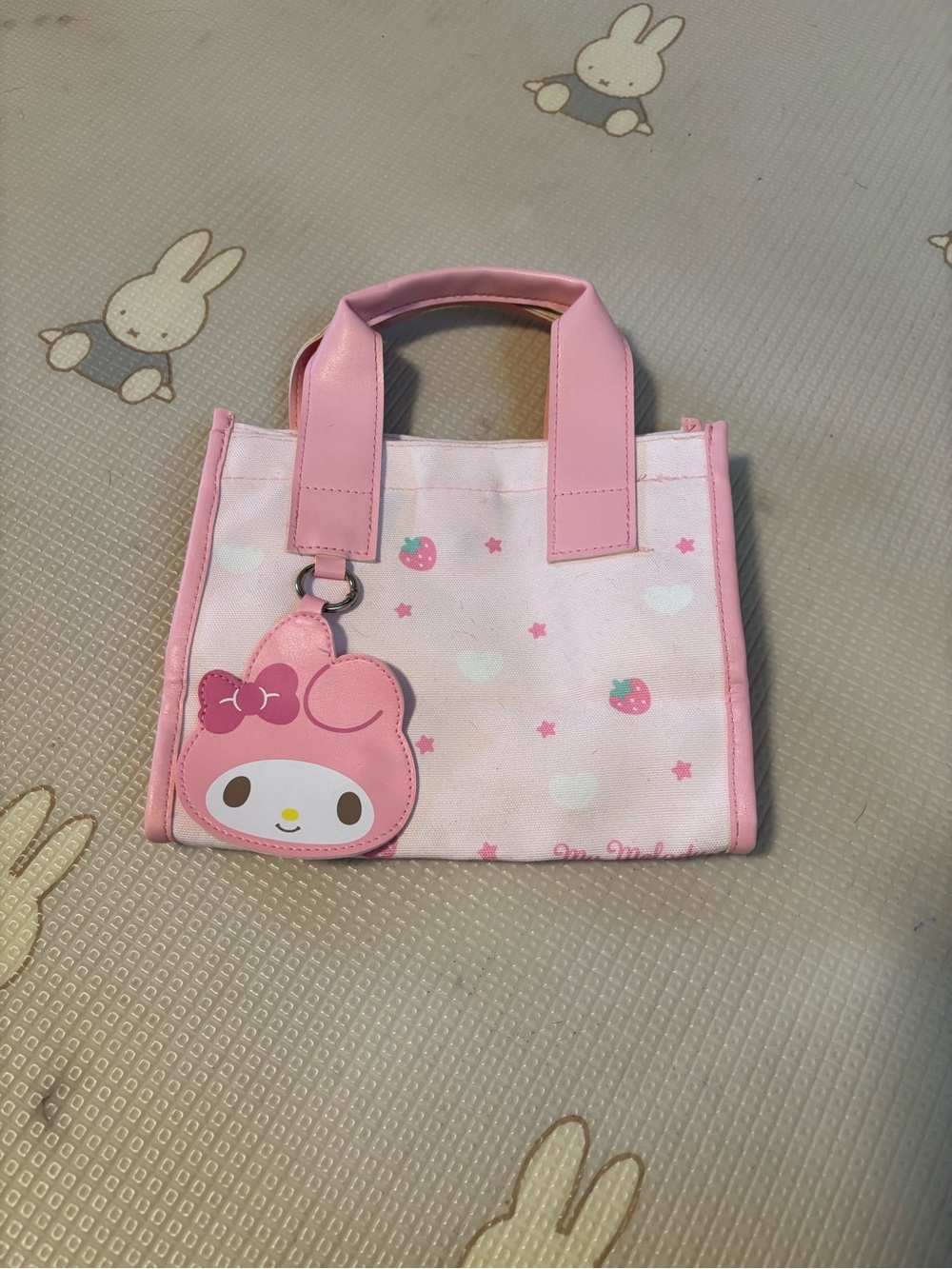 Sanrio My Melody Pink Strawberry Tote Bag